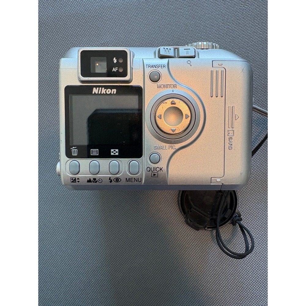 Nikon Coolpix 4300 Digital Camera Silver 4.0MP Vintage Point and Shoot E4300